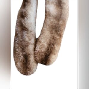 Vintage Rhomberg's Fur Collar With Clips